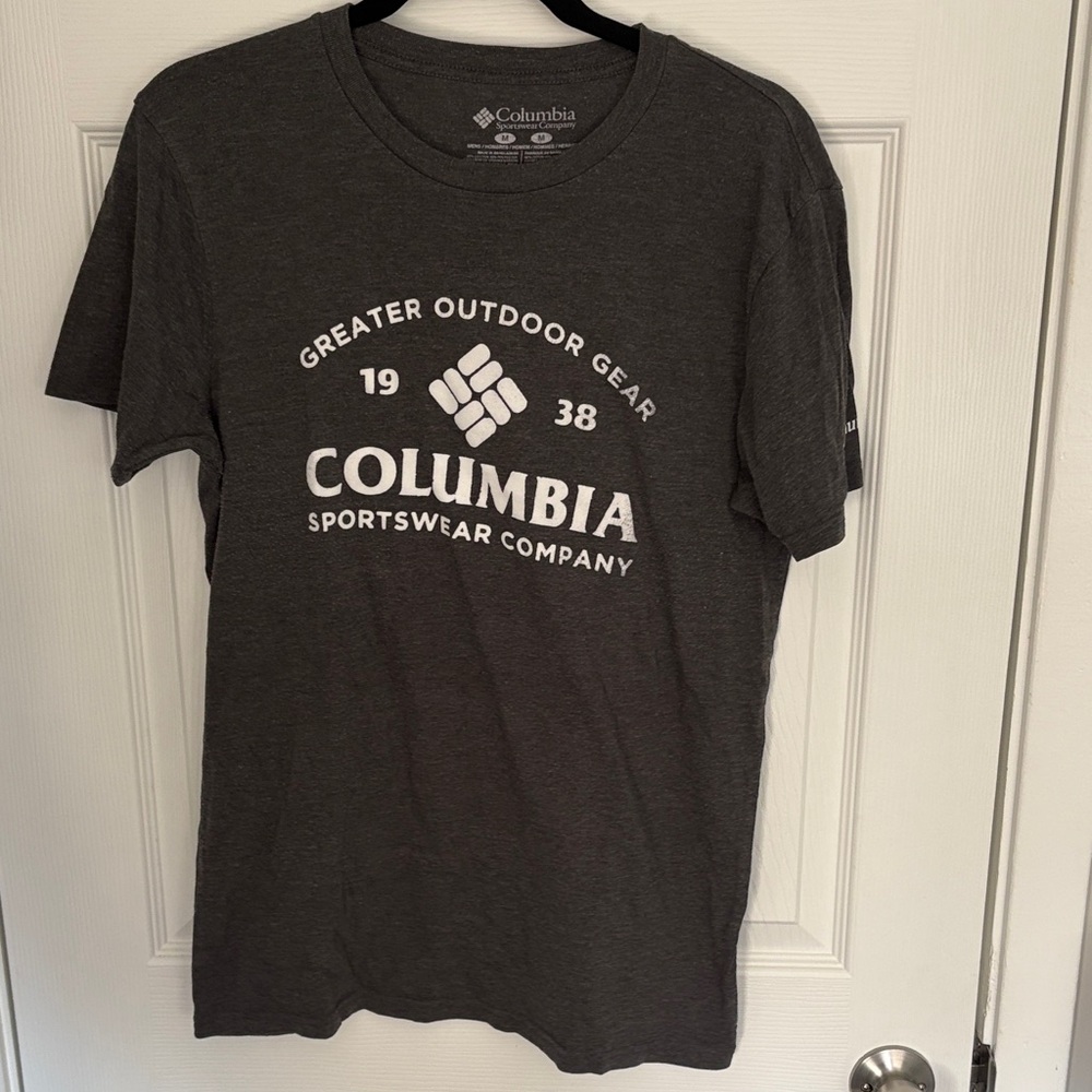 Columbia Charcoal Short-Sleeve Logo Tee